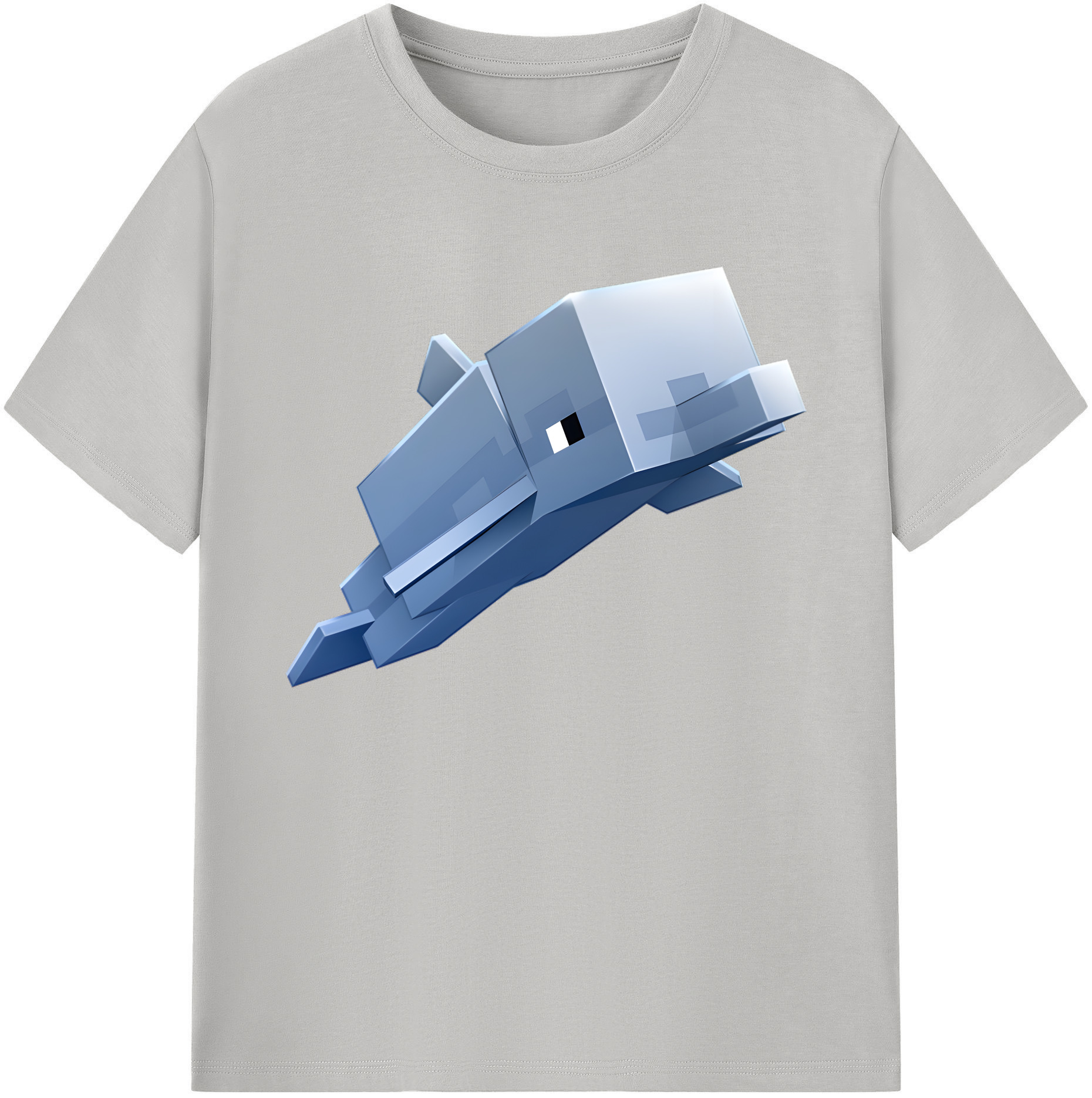 （画像用） マインクラフト ブロックの世界 Minecraft MC Block world 綿100％ メンズ半袖Tシャツ｜肌触りやわらか＆通気性