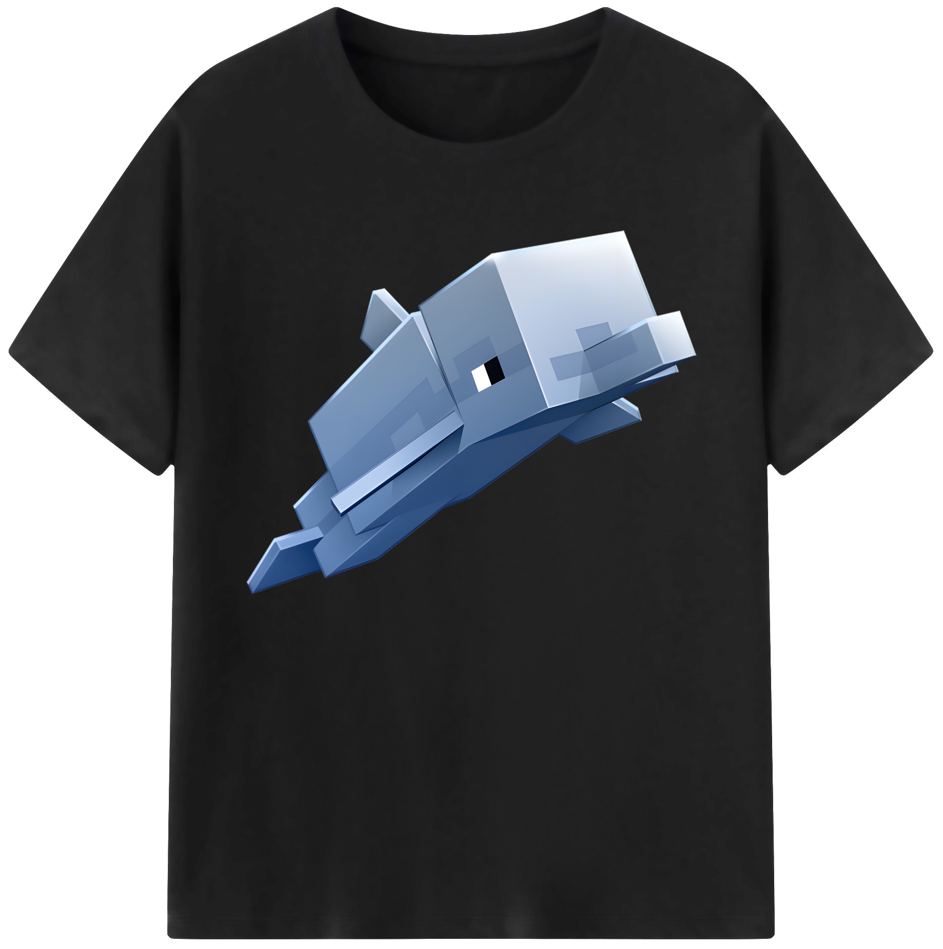 （画像用） マインクラフト ブロックの世界 Minecraft MC Block world 綿100％ メンズ半袖Tシャツ｜肌触りやわらか＆通気性
