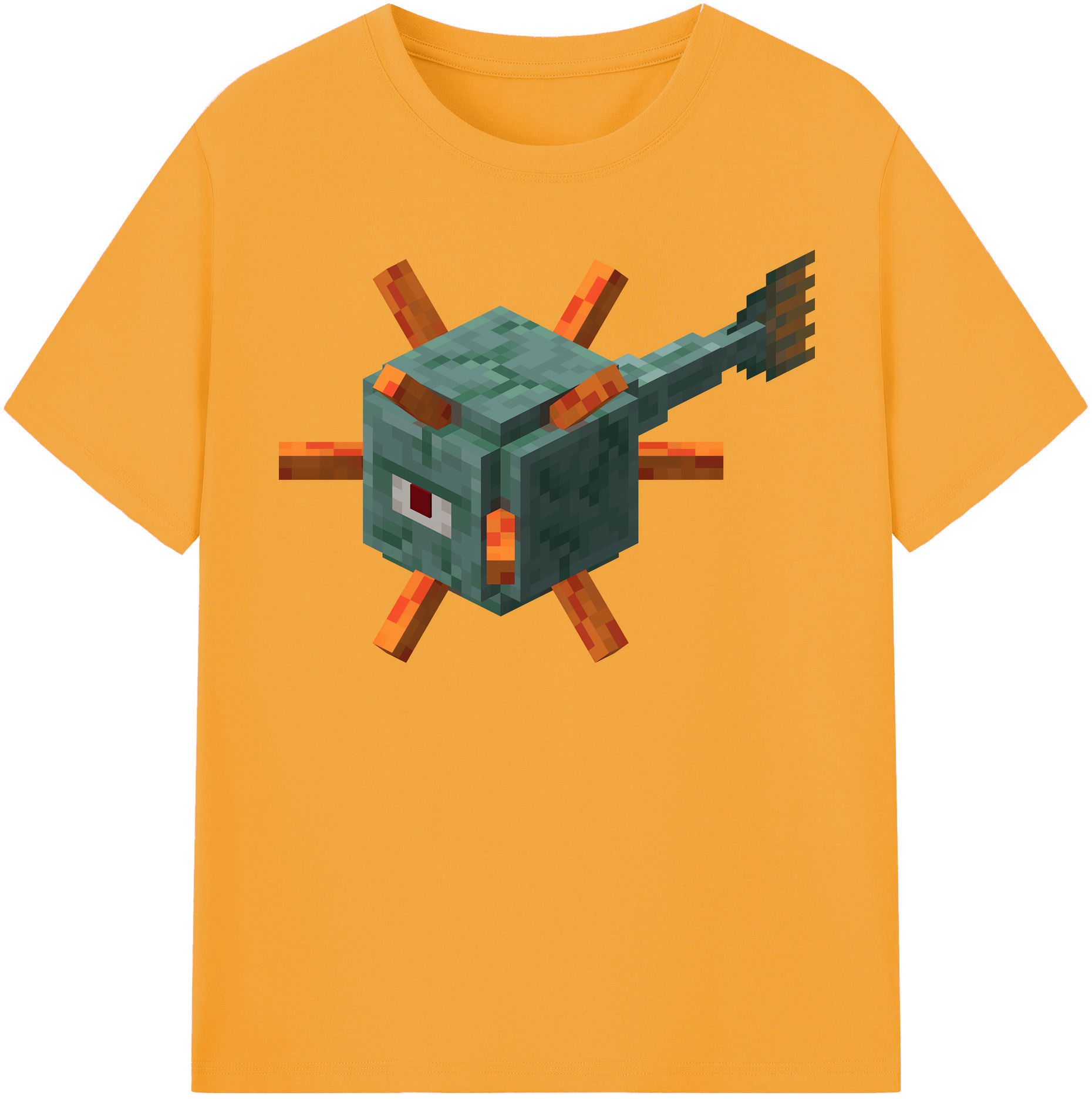 （画像用） マインクラフト ブロックの世界 Minecraft MC Block world レディースカジュアルプリントTシャツ（綿100％）