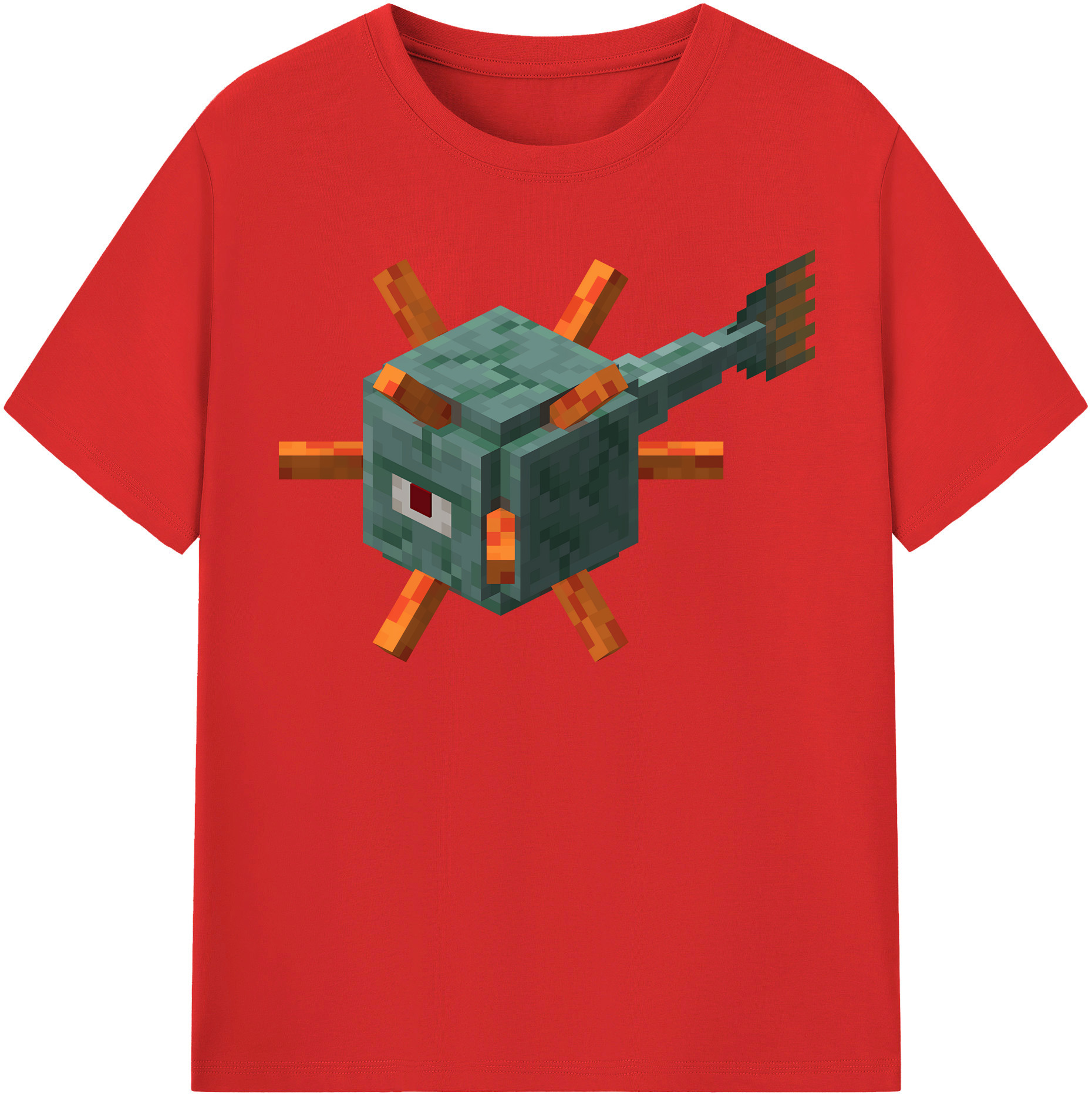（画像用） マインクラフト ブロックの世界 Minecraft MC Block world レディースカジュアルプリントTシャツ（綿100％）
