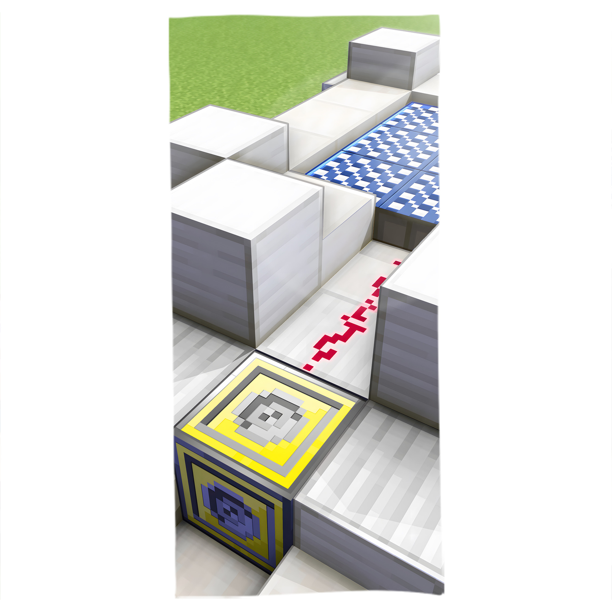 （画像用） マインクラフト ブロックの世界 Minecraft MC Block world 大判バスタオル 70×140cm 吸水速乾 柔らかい肌触り