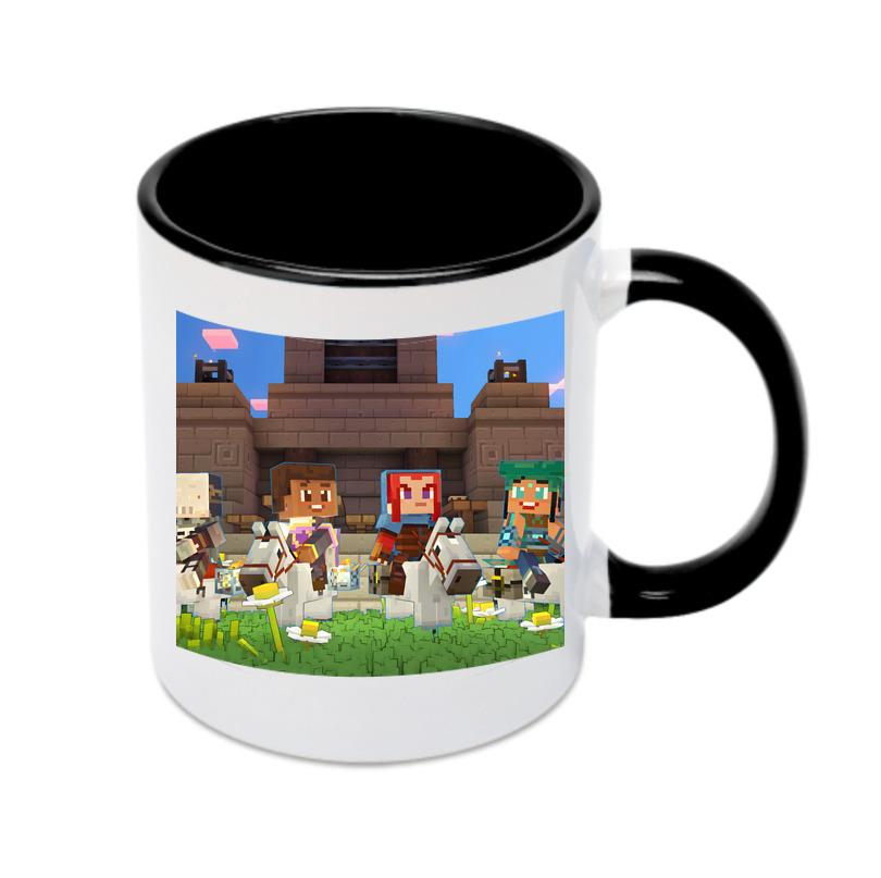 （画像用） マインクラフト ブロックの世界 Minecraft MC Block world カラーマグカップ
