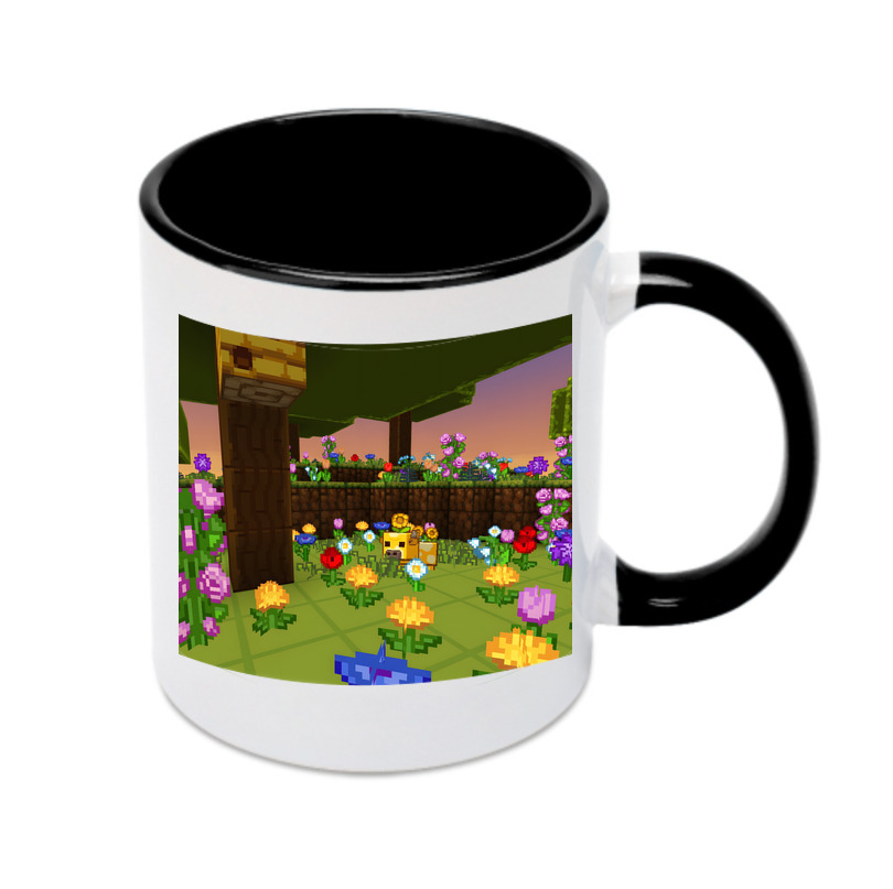 （画像用） マインクラフト ブロックの世界 Minecraft MC Block world カラーマグカップ