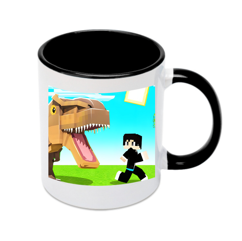 （画像用） マインクラフト ブロックの世界 Minecraft MC Block world カラーマグカップ