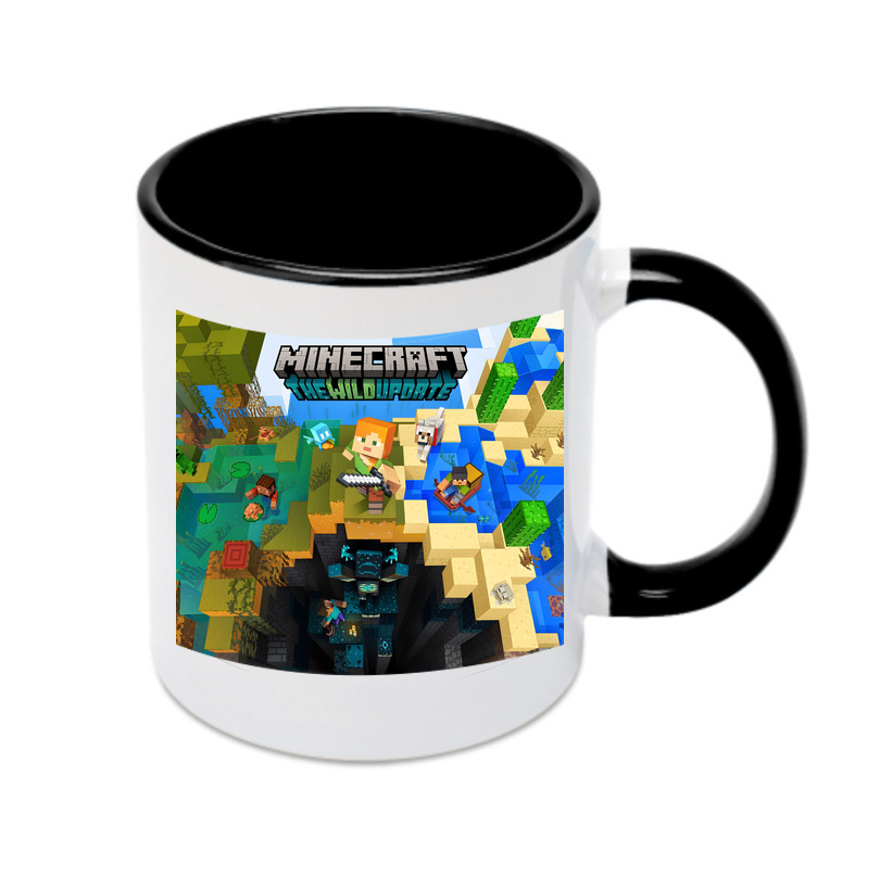 （画像用） マインクラフト ブロックの世界 Minecraft MC Block world カラーマグカップ