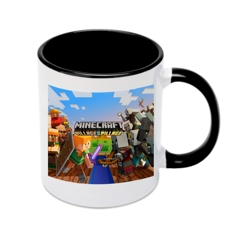 （画像用） マインクラフト ブロックの世界 Minecraft MC Block world カラーマグカップ