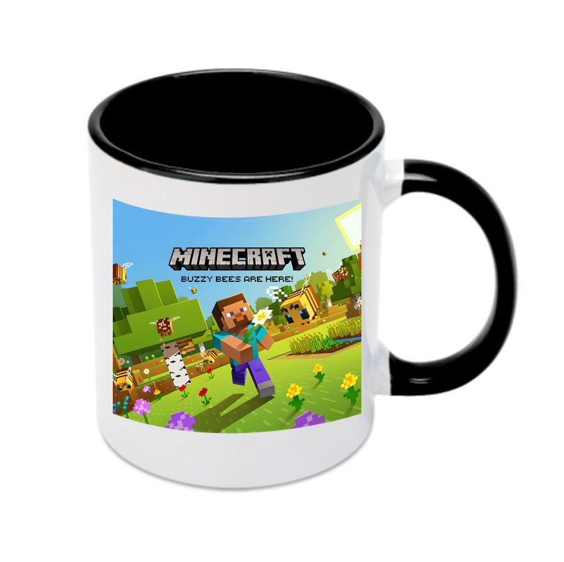 （画像用） マインクラフト ブロックの世界 Minecraft MC Block world カラーマグカップ