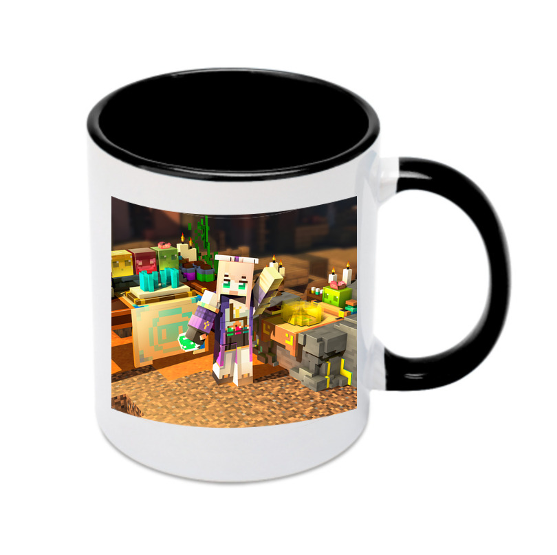 （画像用） マインクラフト ブロックの世界 Minecraft MC Block world カラーマグカップ