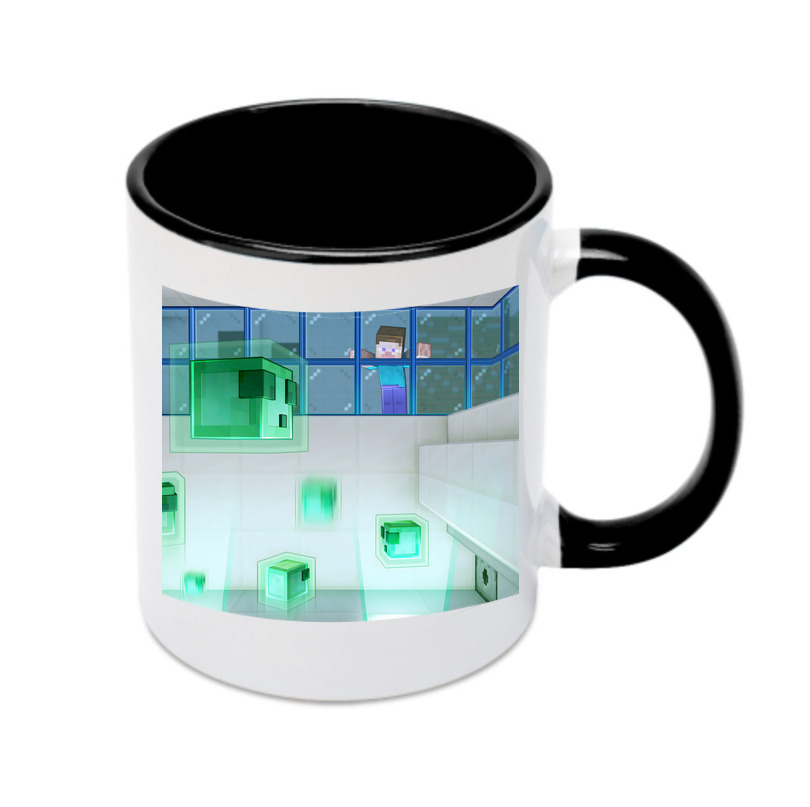 （画像用） マインクラフト ブロックの世界 Minecraft MC Block world カラーマグカップ