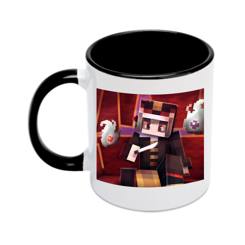 （画像用） マインクラフト ブロックの世界 Minecraft MC Block world カラーマグカップ