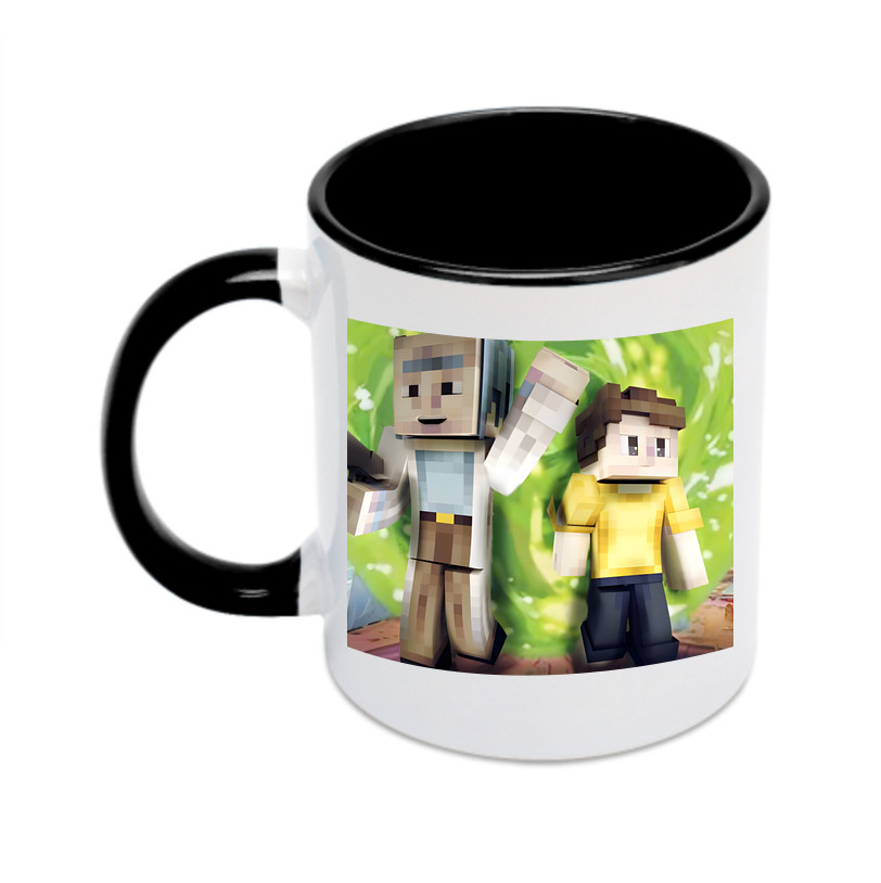 （画像用） マインクラフト ブロックの世界 Minecraft MC Block world カラーマグカップ