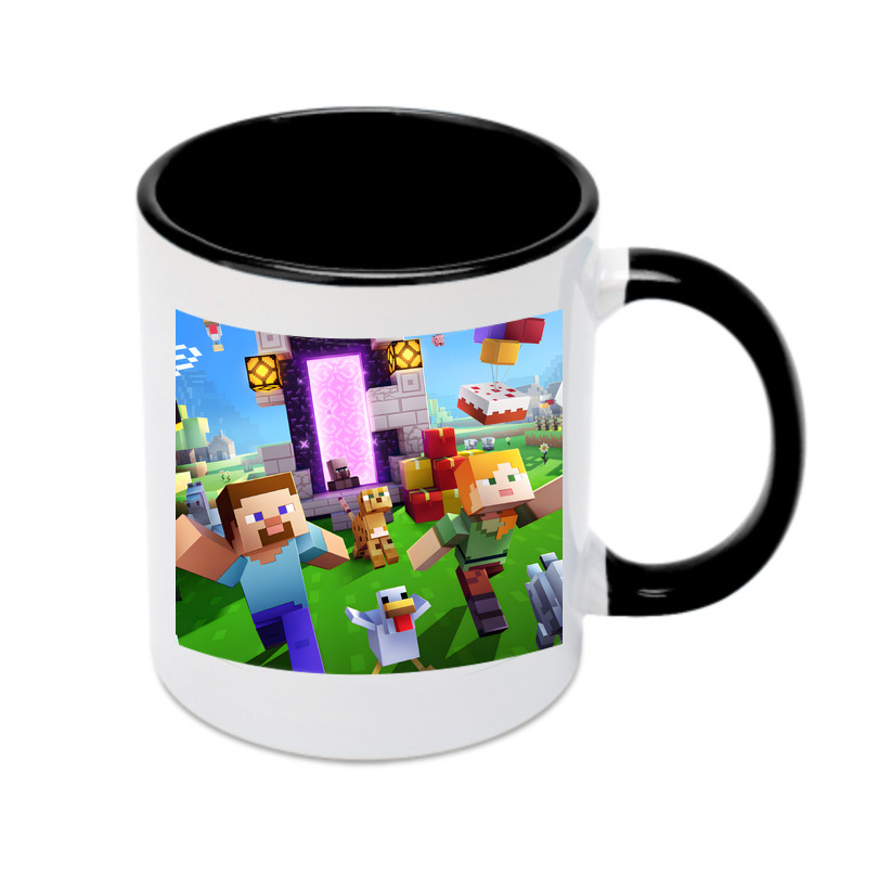 （画像用） マインクラフト ブロックの世界 Minecraft MC Block world カラーマグカップ