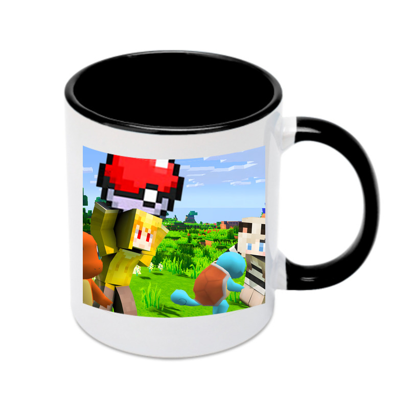 （画像用） マインクラフト ブロックの世界 Minecraft MC Block world カラーマグカップ