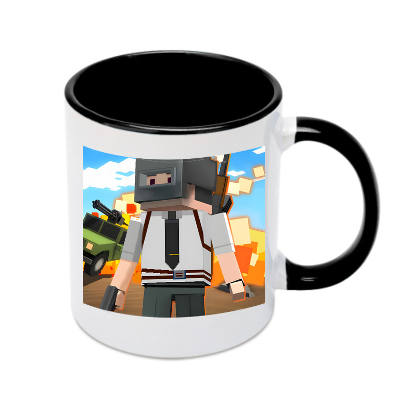 （画像用） マインクラフト ブロックの世界 Minecraft MC Block world カラーマグカップ