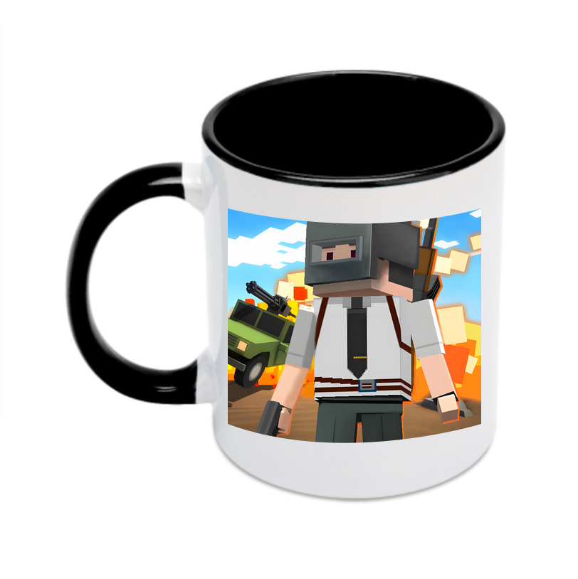 （画像用） マインクラフト ブロックの世界 Minecraft MC Block world カラーマグカップ