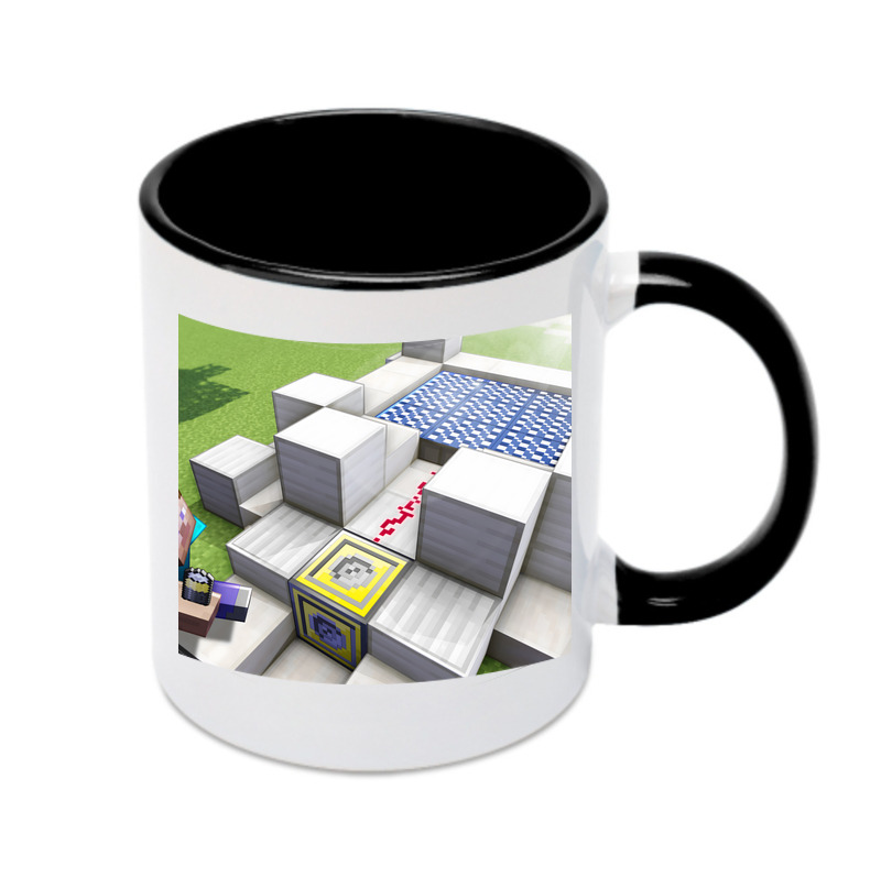 （画像用） マインクラフト ブロックの世界 Minecraft MC Block world カラーマグカップ