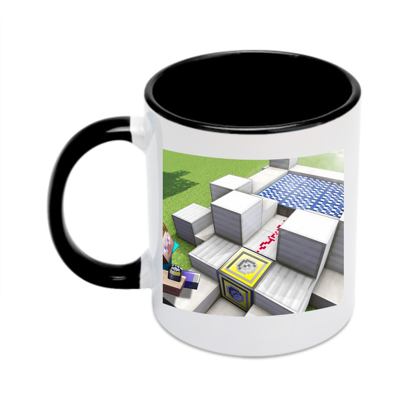 （画像用） マインクラフト ブロックの世界 Minecraft MC Block world カラーマグカップ