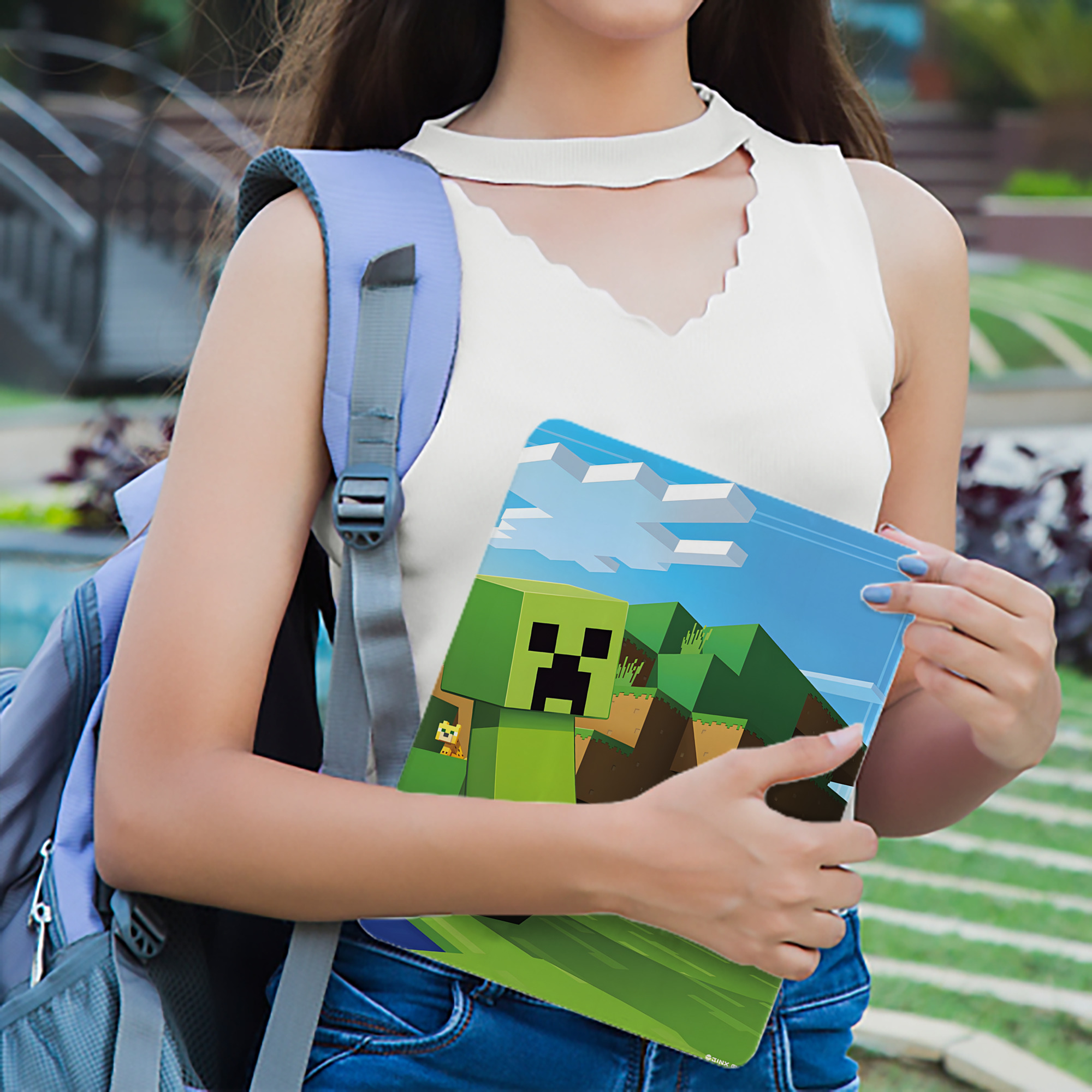 マインクラフト ブロックの世界 Minecraft MC Block world IPad ケース ブック型 PUレザー TPU 耐衝撃 軽量 薄型 ペン収納なし 全面保護 IPad 各モデル対応