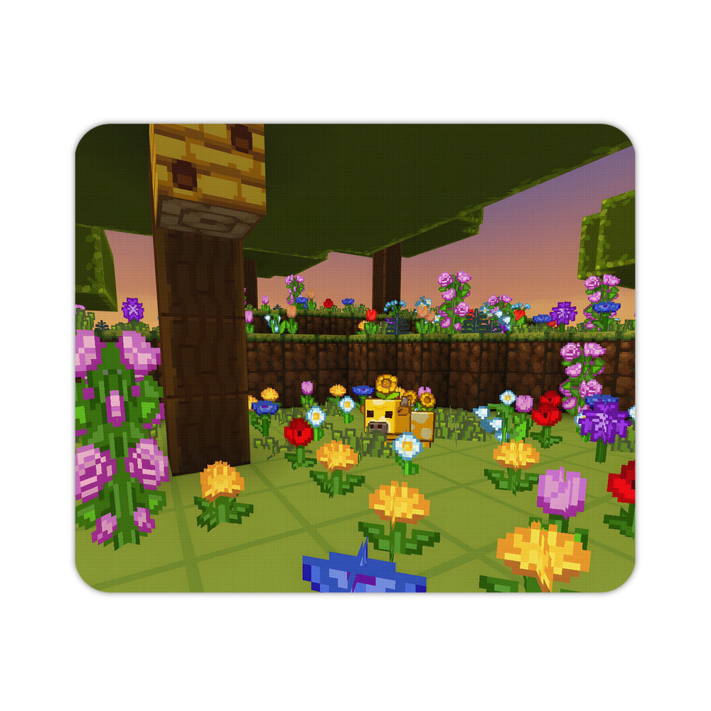 （画像用） マインクラフト ブロックの世界 Minecraft MC Block world マウスパッド ステッチ加工 ラバー素材 防水 滑り止め 超薄型 ゲーミング/オフィス対応