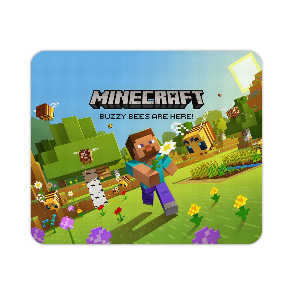 （画像用） マインクラフト ブロックの世界 Minecraft MC Block world マウスパッド ステッチ加工 ラバー素材 防水 滑り止め 超薄型 ゲーミング/オフィス対応