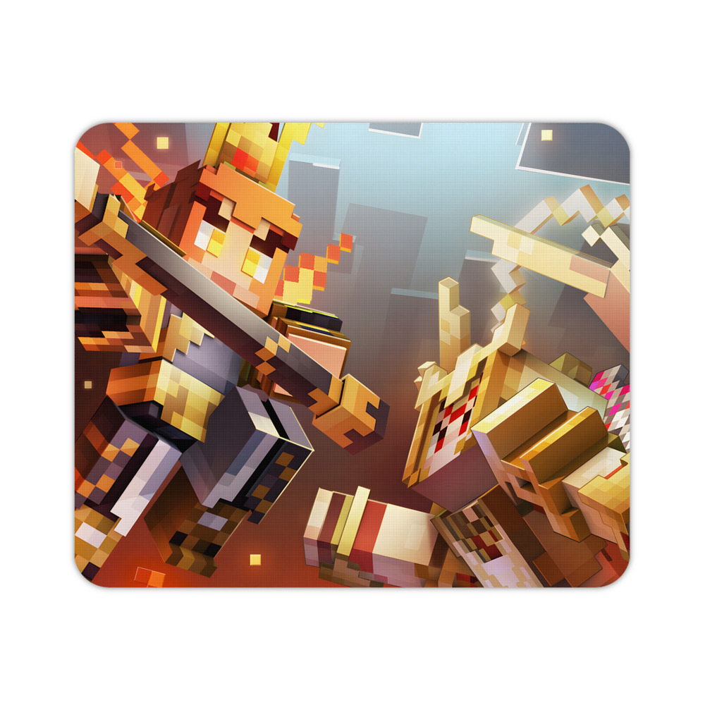 （画像用） マインクラフト ブロックの世界 Minecraft MC Block world マウスパッド ステッチ加工 ラバー素材 防水 滑り止め 超薄型 ゲーミング/オフィス対応