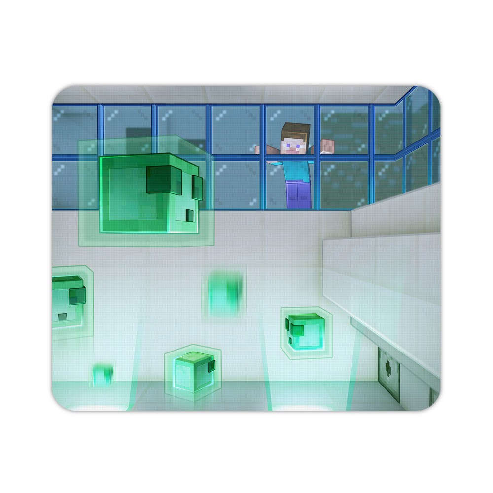 （画像用） マインクラフト ブロックの世界 Minecraft MC Block world マウスパッド ステッチ加工 ラバー素材 防水 滑り止め 超薄型 ゲーミング/オフィス対応
