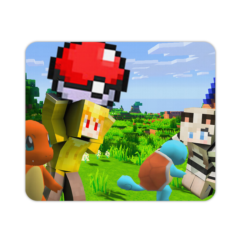 （画像用） マインクラフト ブロックの世界 Minecraft MC Block world マウスパッド ステッチ加工 ラバー素材 防水 滑り止め 超薄型 ゲーミング/オフィス対応