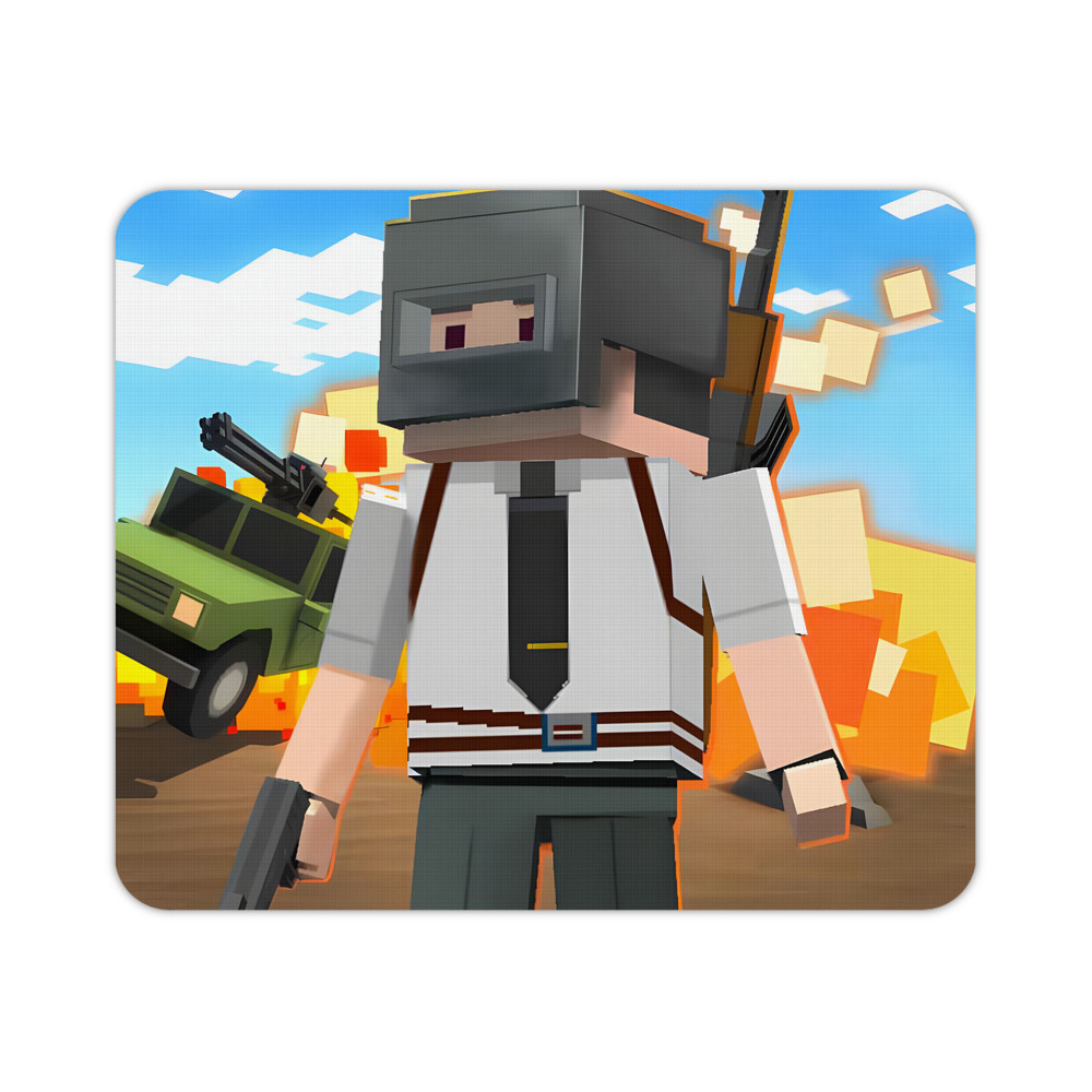 （画像用） マインクラフト ブロックの世界 Minecraft MC Block world マウスパッド ステッチ加工 ラバー素材 防水 滑り止め 超薄型 ゲーミング/オフィス対応