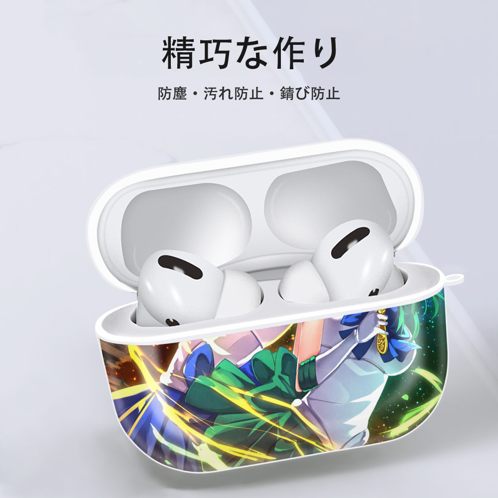 マインクラフト ブロックの世界 Minecraft MC Block world 【AirPods Pro用】ハードシェル保護ケース 耐衝撃・防指紋・カラビナ付き商品仕様