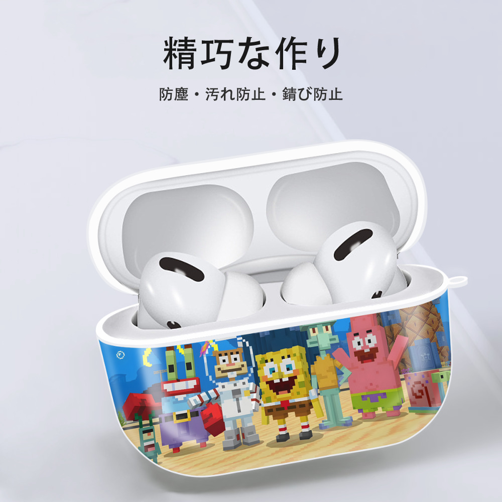 マインクラフト ブロックの世界 Minecraft MC Block world 【AirPods Pro用】ハードシェル保護ケース 耐衝撃・防指紋・カラビナ付き商品仕様