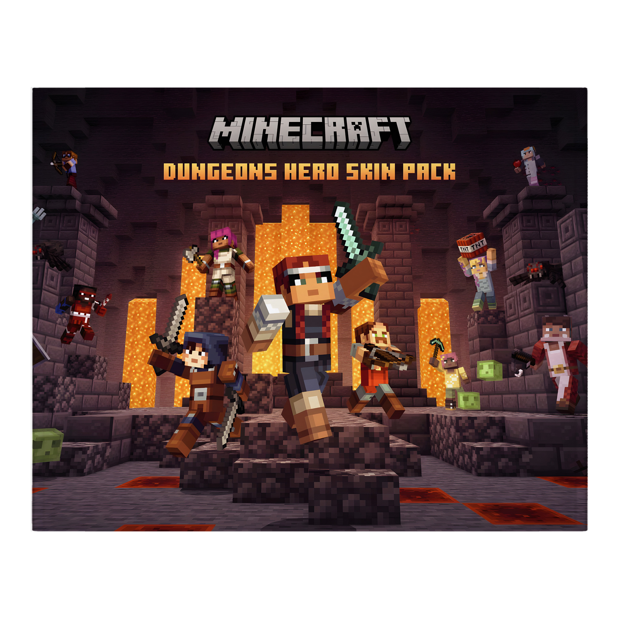 （画像用） マインクラフト ブロックの世界 Minecraft MC Block world フランネルブランケット・多サイズ対応（横型）