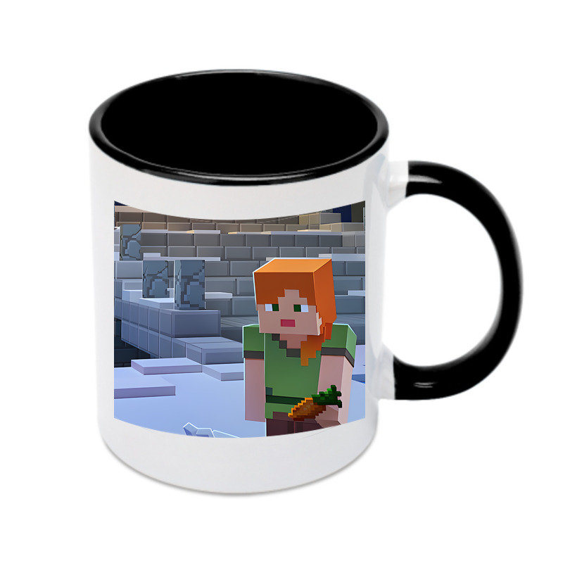（画像用） マインクラフト ブロックの世界 Minecraft MC Block world カラーマグカップ