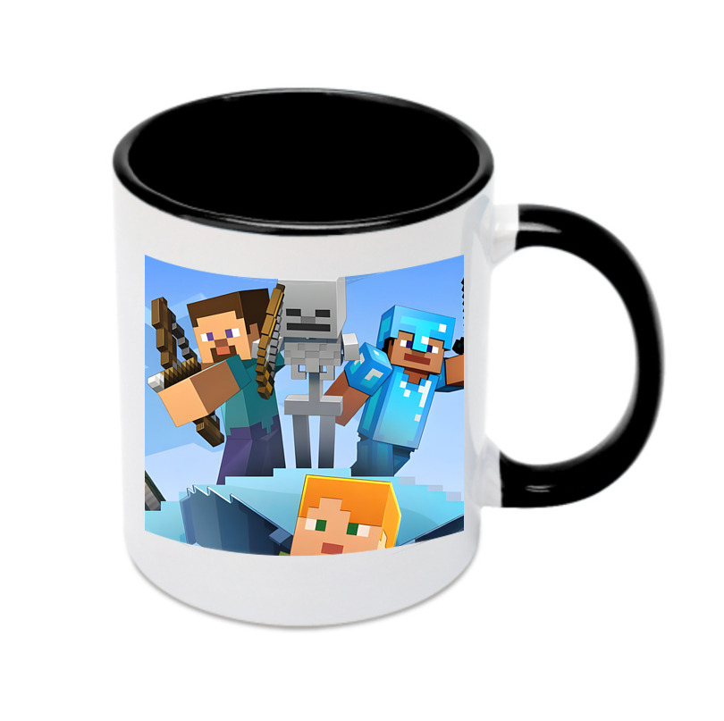 （画像用） マインクラフト ブロックの世界 Minecraft MC Block world カラーマグカップ