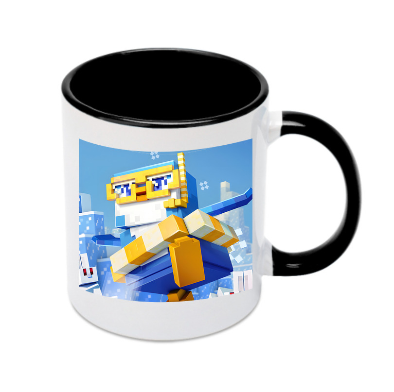 （画像用） マインクラフト ブロックの世界 Minecraft MC Block world カラーマグカップ