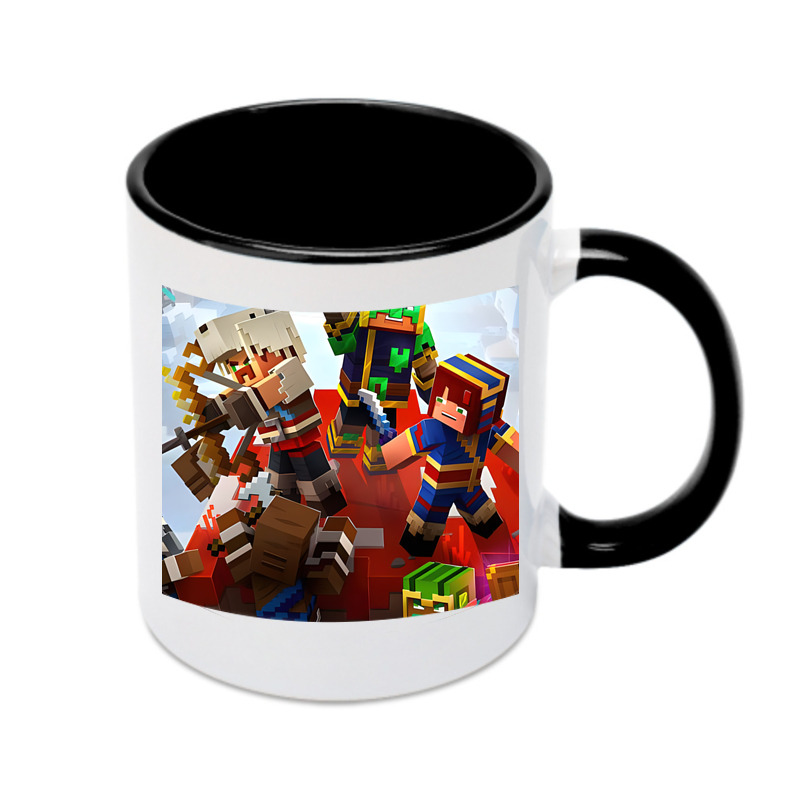 （画像用） マインクラフト ブロックの世界 Minecraft MC Block world カラーマグカップ