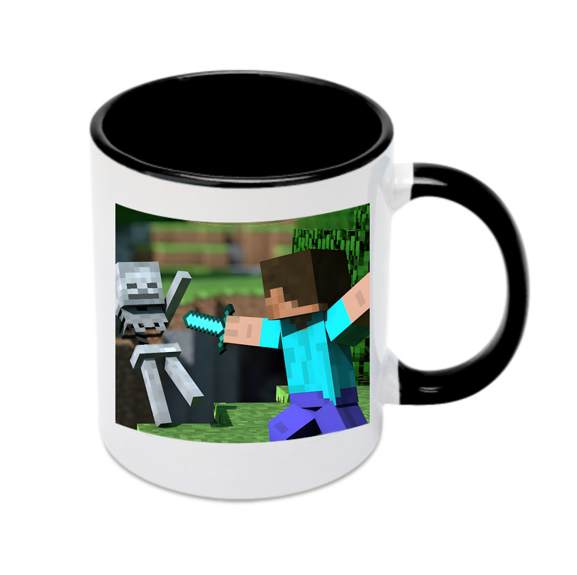 （画像用） マインクラフト ブロックの世界 Minecraft MC Block world カラーマグカップ