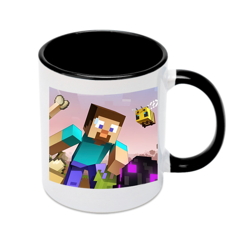 （画像用） マインクラフト ブロックの世界 Minecraft MC Block world カラーマグカップ