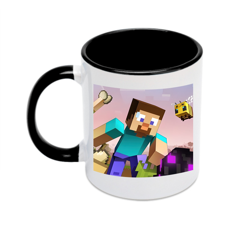 （画像用） マインクラフト ブロックの世界 Minecraft MC Block world カラーマグカップ