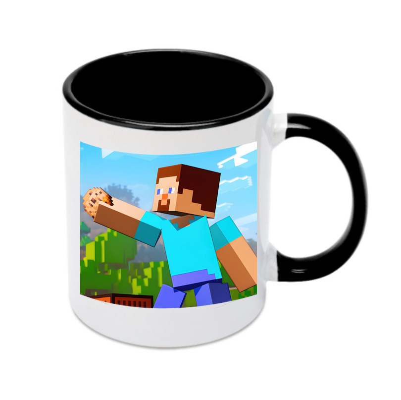 （画像用） マインクラフト ブロックの世界 Minecraft MC Block world カラーマグカップ