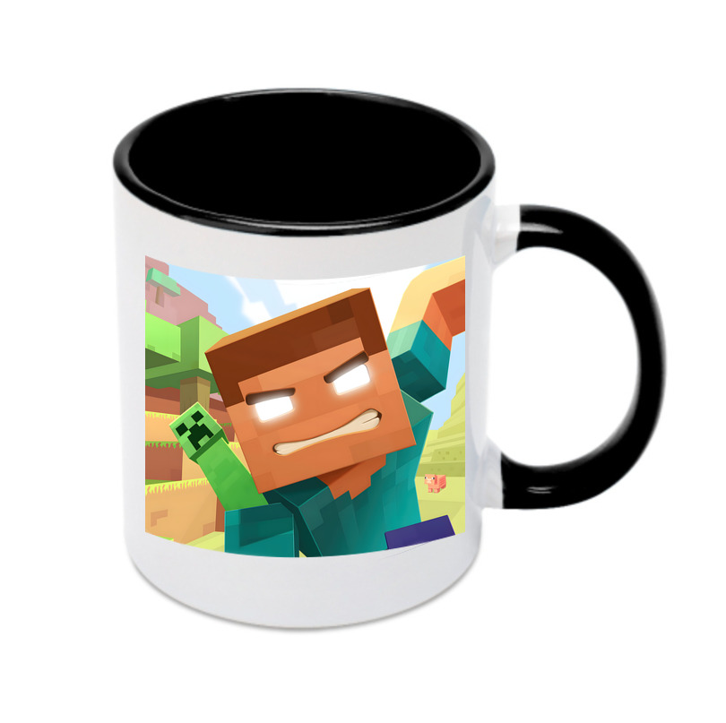 （画像用） マインクラフト ブロックの世界 Minecraft MC Block world カラーマグカップ