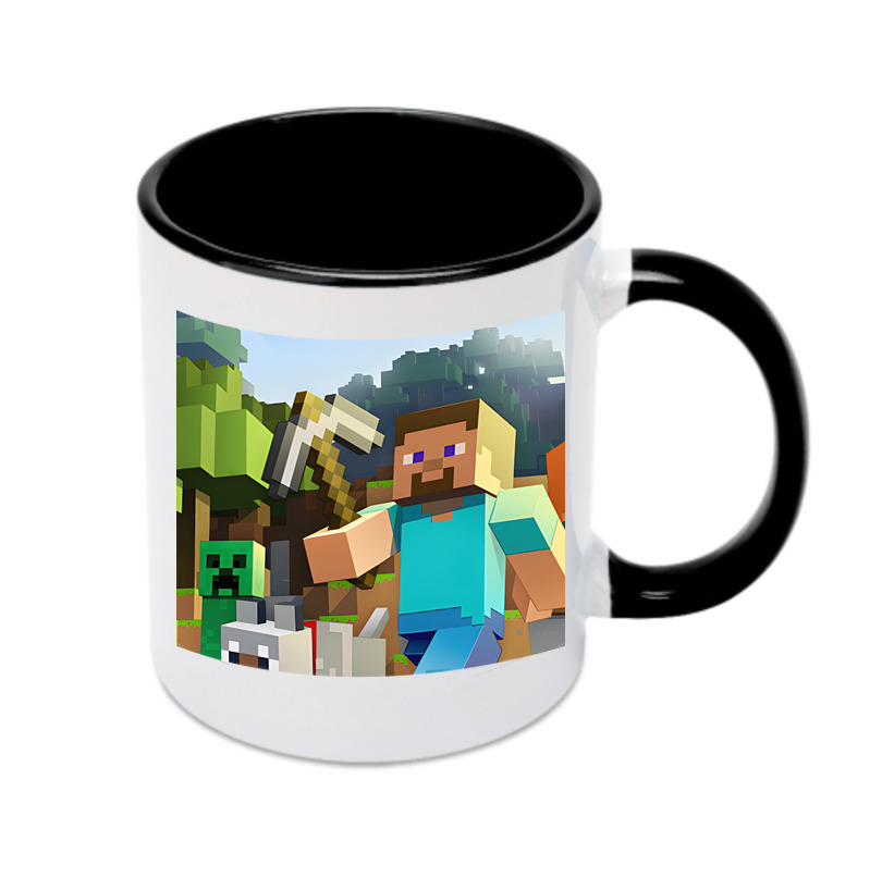 （画像用） マインクラフト ブロックの世界 Minecraft MC Block world カラーマグカップ