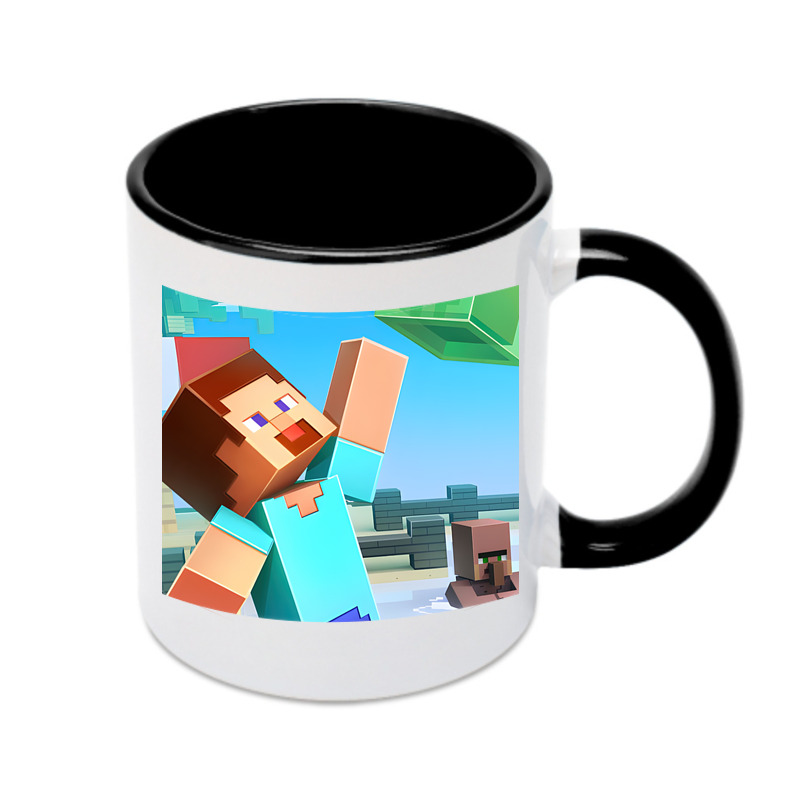 （画像用） マインクラフト ブロックの世界 Minecraft MC Block world カラーマグカップ