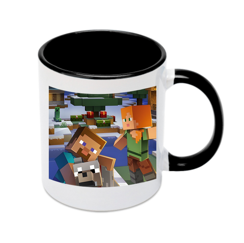 （画像用） マインクラフト ブロックの世界 Minecraft MC Block world カラーマグカップ