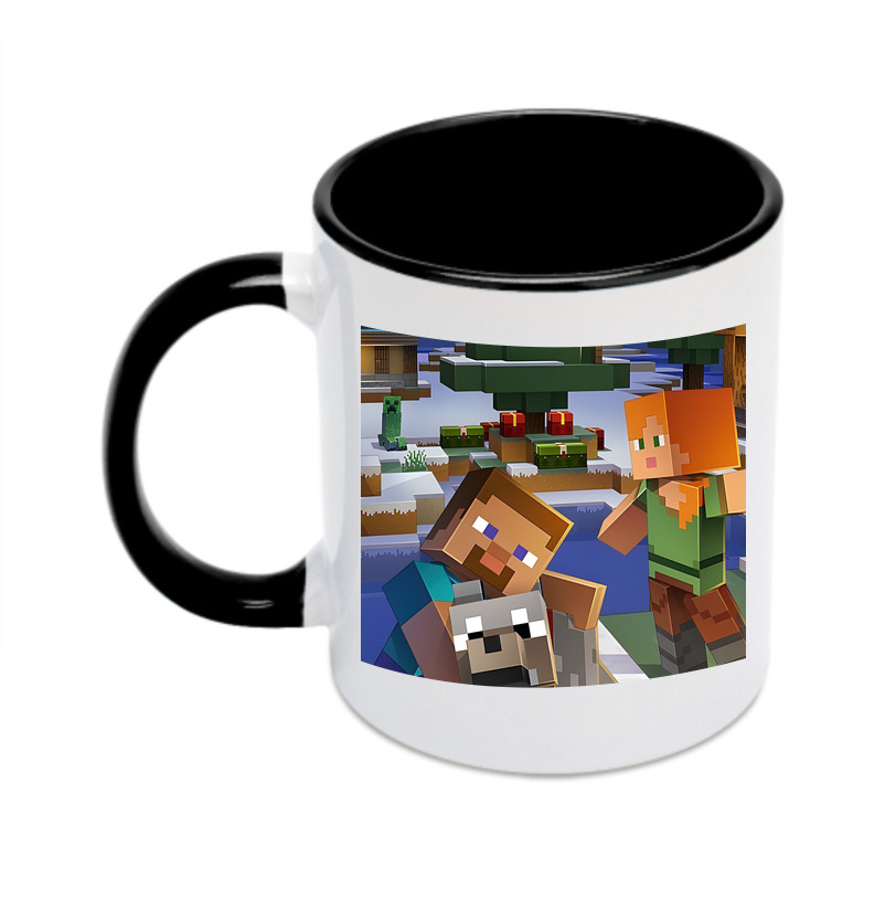 （画像用） マインクラフト ブロックの世界 Minecraft MC Block world カラーマグカップ