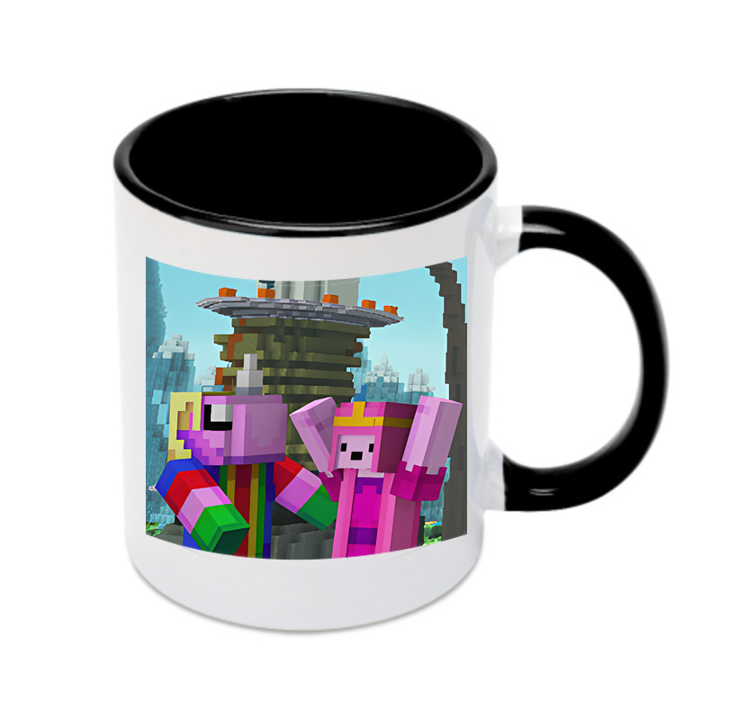 （画像用） マインクラフト ブロックの世界 Minecraft MC Block world カラーマグカップ