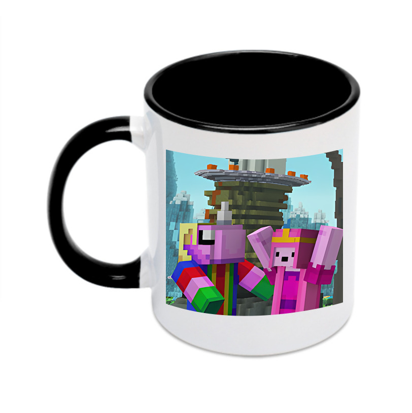 （画像用） マインクラフト ブロックの世界 Minecraft MC Block world カラーマグカップ