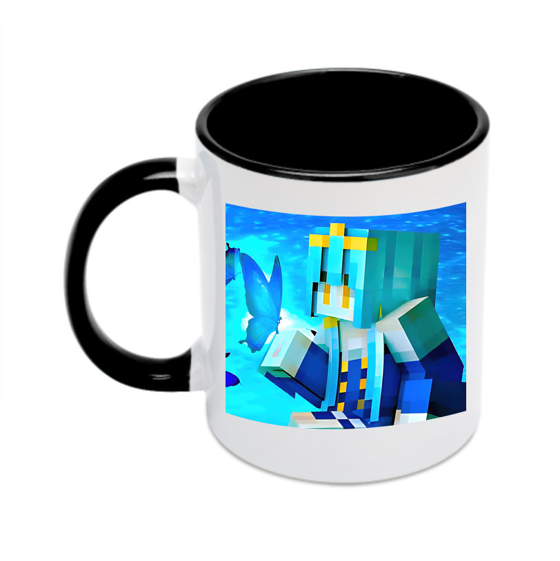 （画像用） マインクラフト ブロックの世界 Minecraft MC Block world カラーマグカップ