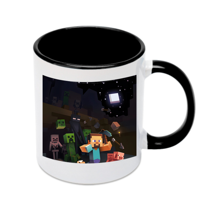 （画像用） マインクラフト ブロックの世界 Minecraft MC Block world カラーマグカップ
