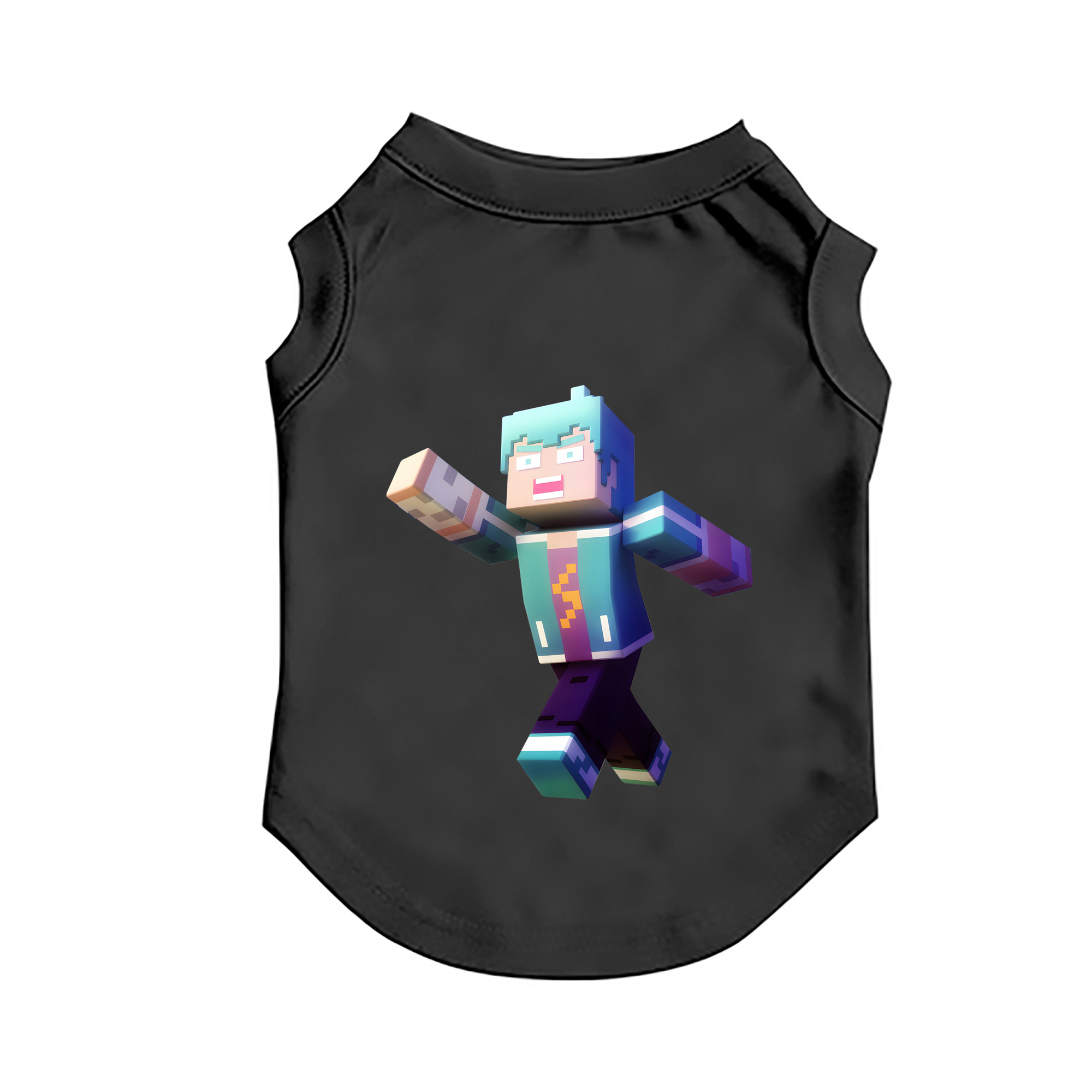 （画像用） マインクラフト ブロックの世界 Minecraft MC Block world ペット用ベスト