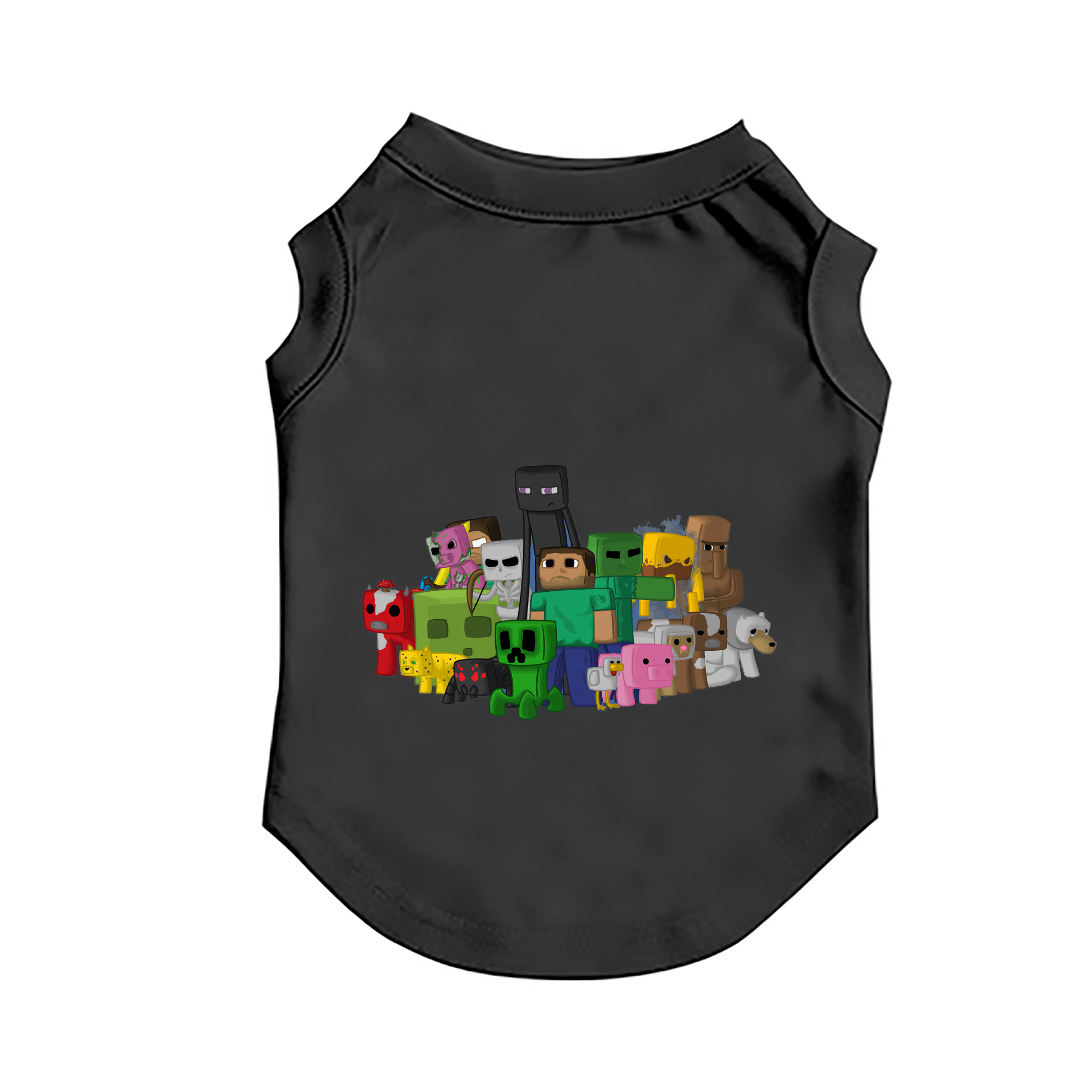 （画像用） マインクラフト ブロックの世界 Minecraft MC Block world ペット用ベスト